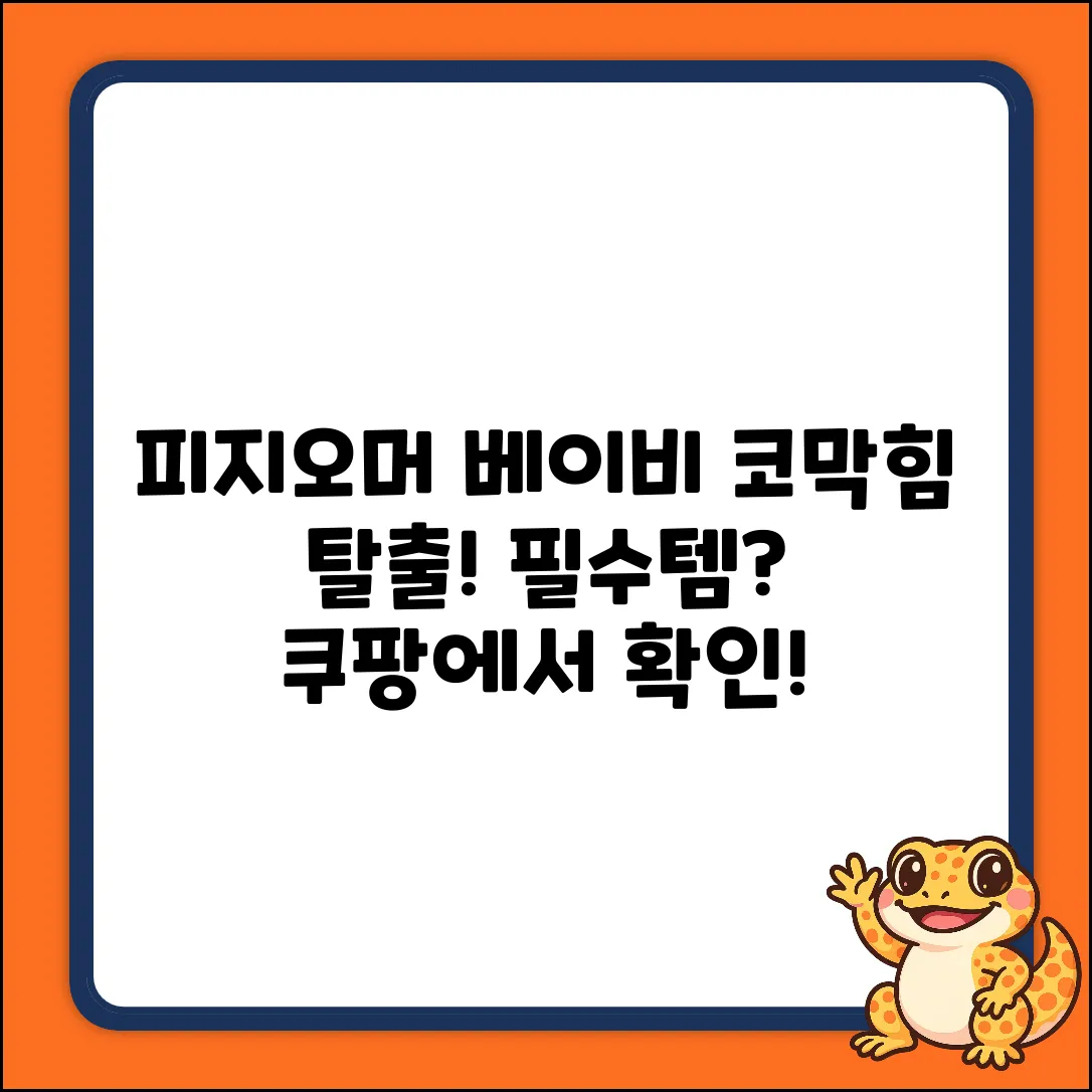 피지오머 베이비 코물흡인기, 필수일까요? (필터 5개, 1세트
