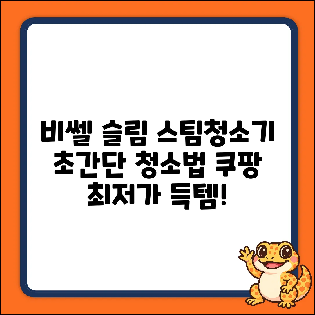 비쎌 슬림 스팀청소기 BA-BS2233S 혼합색상 마스터하기