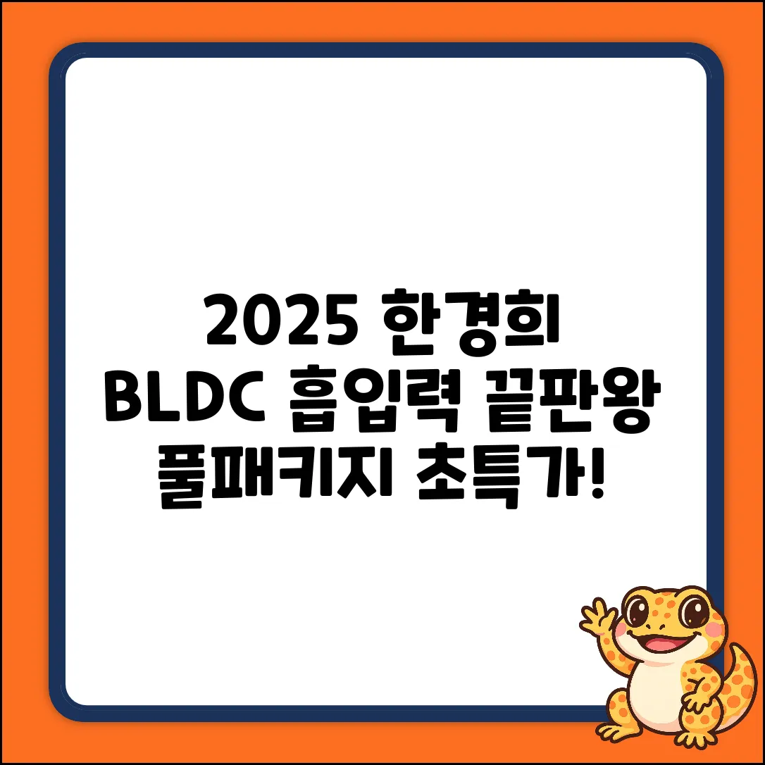 2025년형 한경희 BLDC, 충전 풀패키지! 놀라운 흡입력!