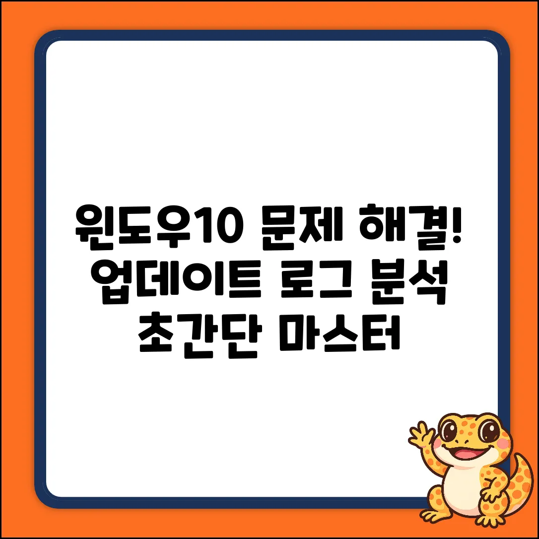 Windows10 업데이트 로그파일 분석 마스터