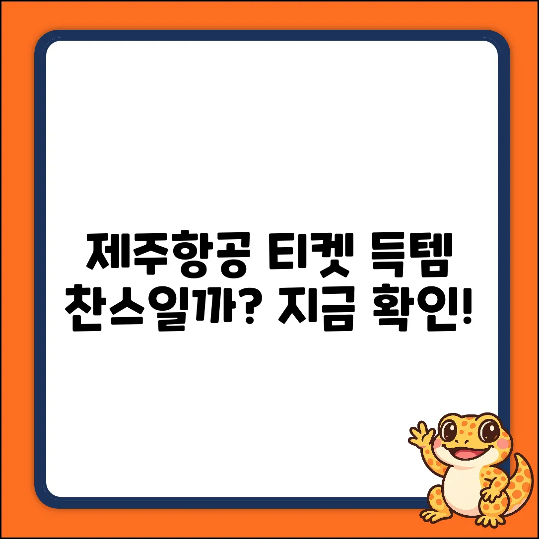 제주항공 기프티켓, 득템 기회일까?
