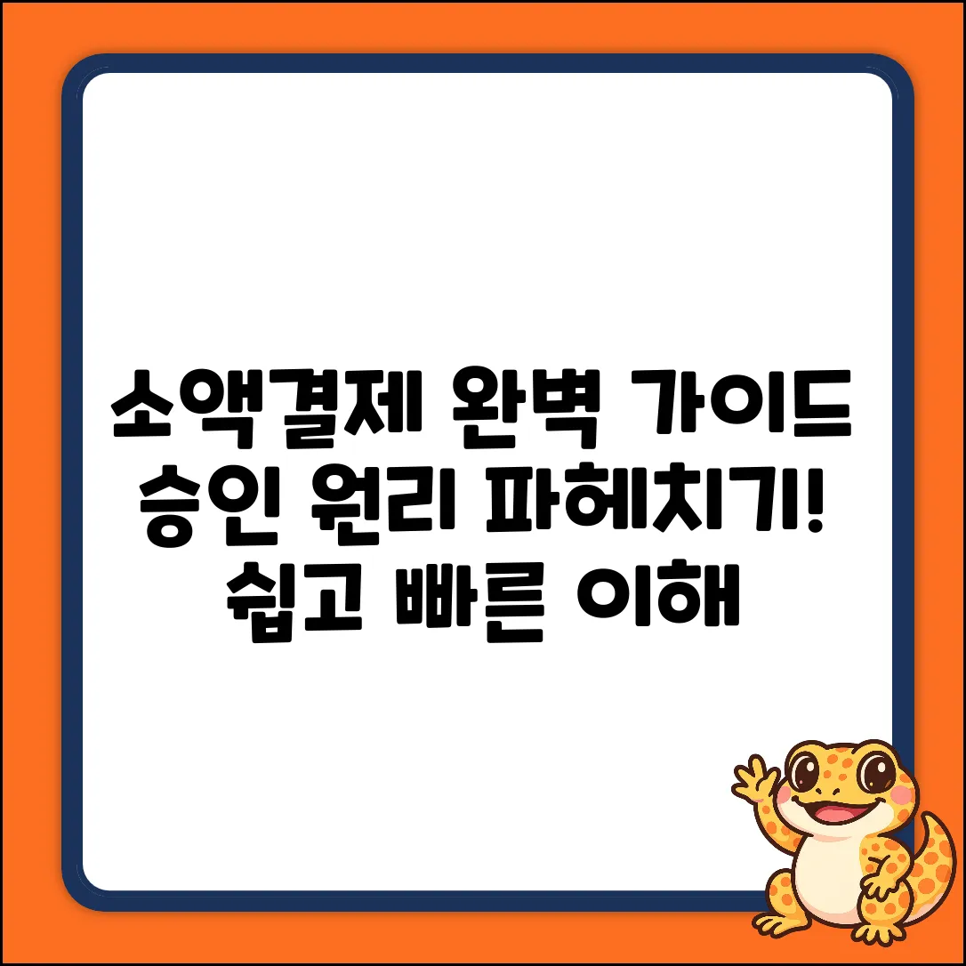 소액결제 승인 원리 완벽 가이드