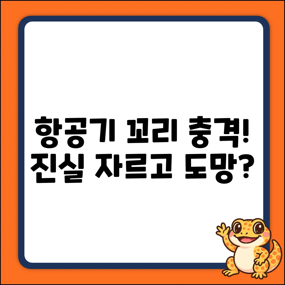 항공 꼬리 자르기: 충격 진실 파헤치기!