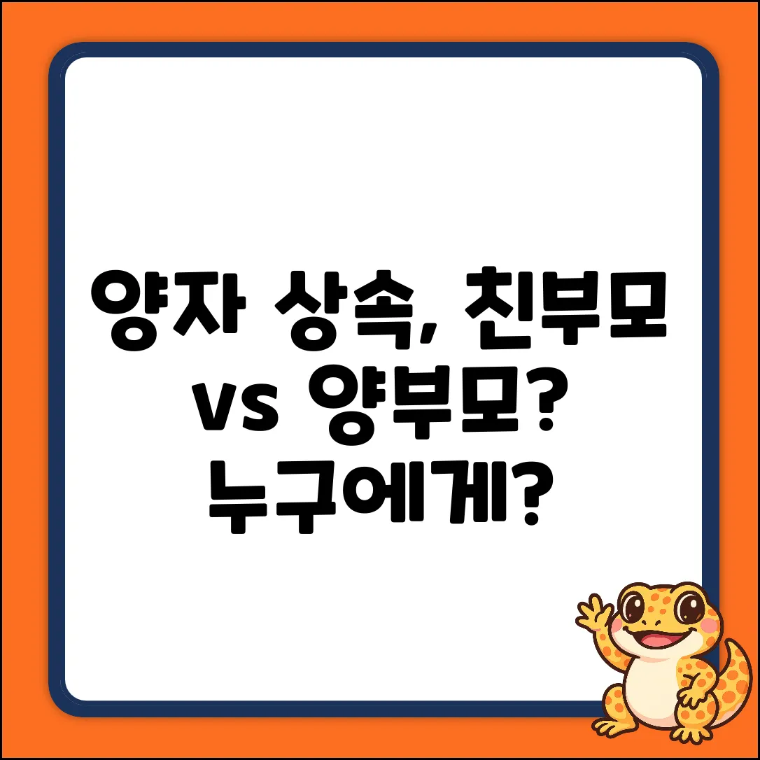 양자, 친부모/양부모 상속 가능할까?