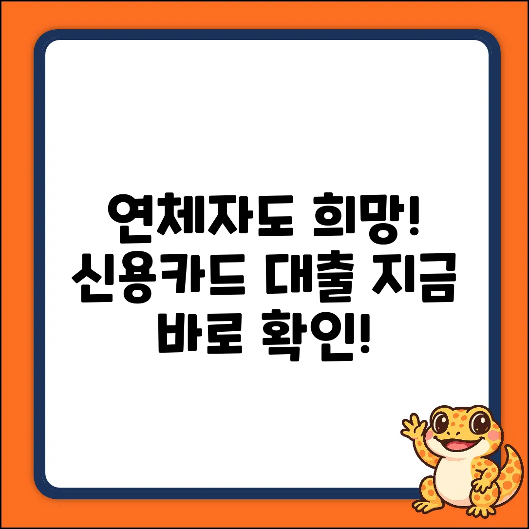 신용카드연체자대출, 한 줄기 희망!